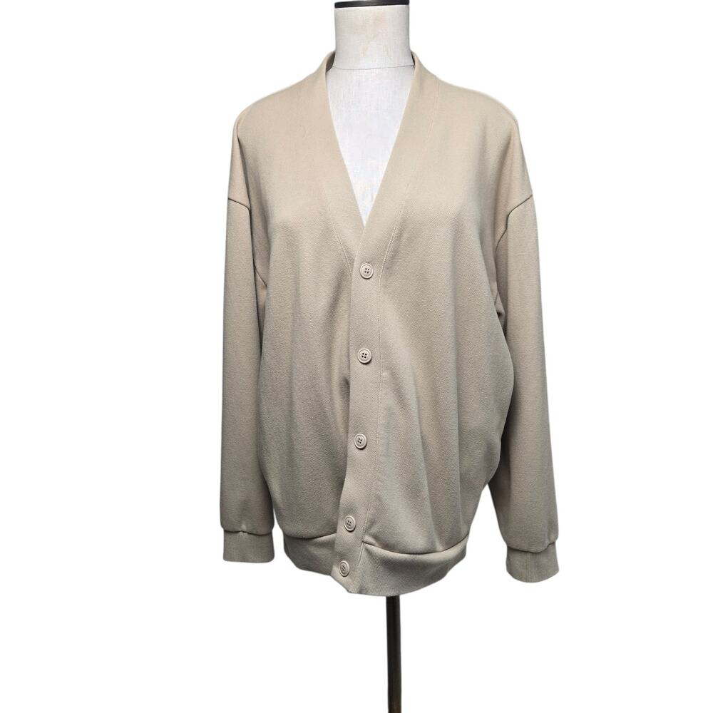 Forever 21 Men's Cardigan Sweater Size Medium Camel